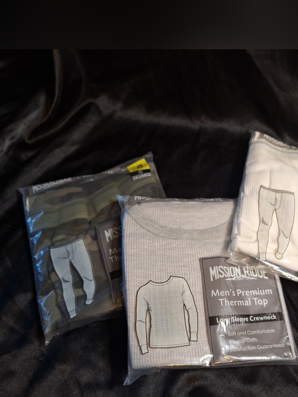 New Mission Ridge Thermals~2 Shirts~1 Pants~Long Johns~Large